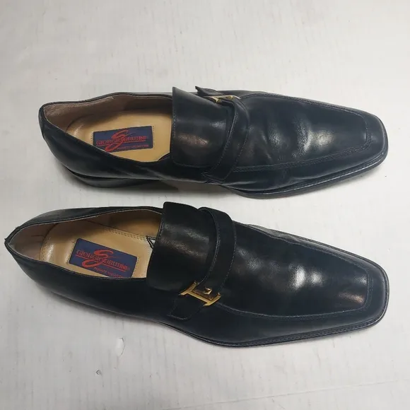 Giorgio Brutini Men's Black Dress up Shoes Size 14M