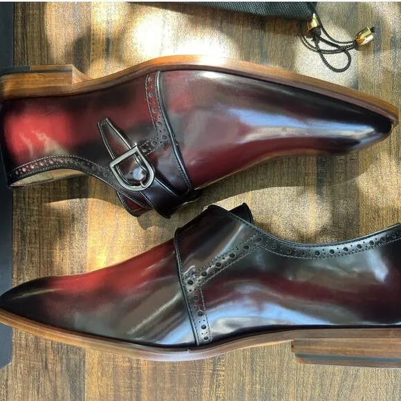 Giovacchini Preowned Men's Oxford Dress Shoes Men's Sz 9.5 D (DS-5D)