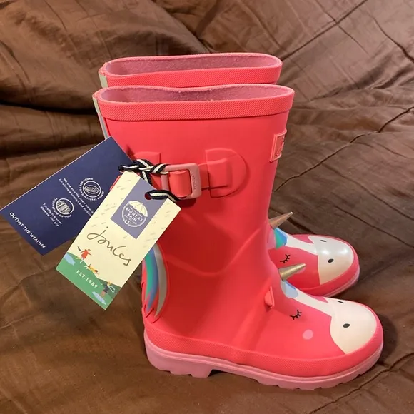 Girl’s Rain Boots by Joules Brand.  NWT!