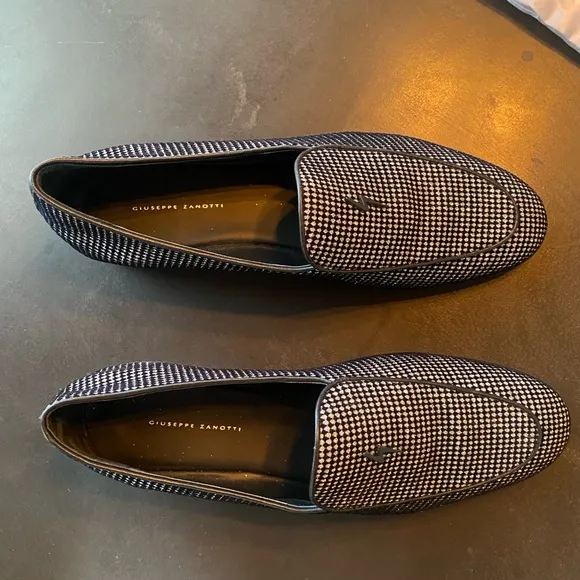 Giuseppe Zanotti silver/blackMen's Loafers