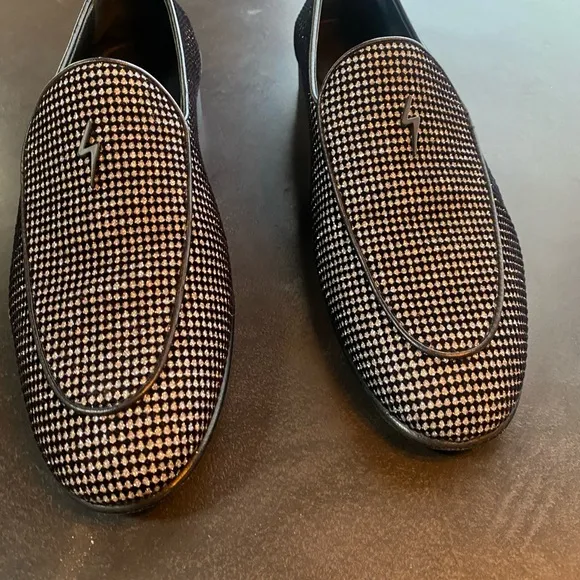 Giuseppe Zanotti silver/blackMen's Loafers