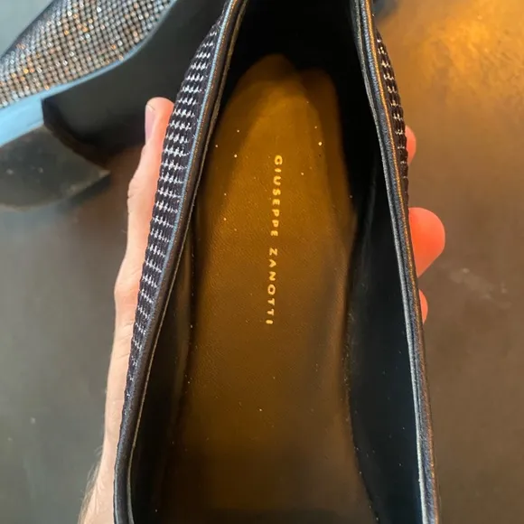 Giuseppe Zanotti silver/blackMen's Loafers