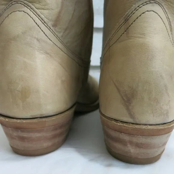 Golden Retriever Leather Western Cowgirl Boots Shoes 7