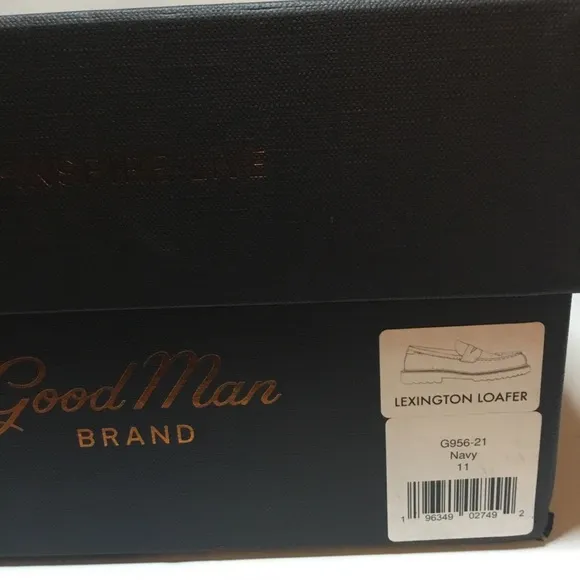 Good Man Brand Men's Lexington Navy Suede Loafers Size 11 NIB