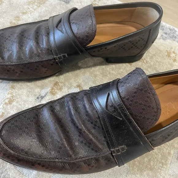 GUCCI Brown Leather Men's Loafers