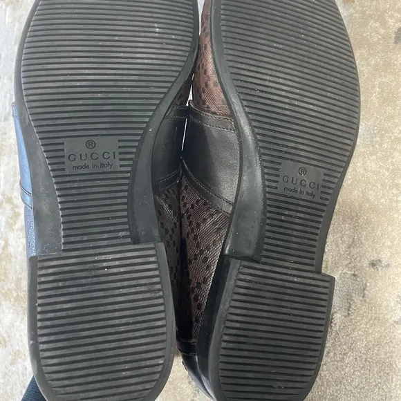 GUCCI Brown Leather Men's Loafers