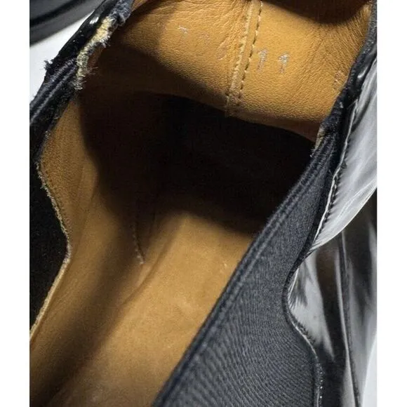 Gucci Side Gore Boots Shoes 202706 Metal Logo GG 11 / Men’s 11.5 US