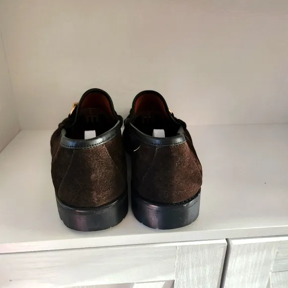 Gucci Suede Loafers- Womens- Size 10- Horsebit- [6105]- Designer