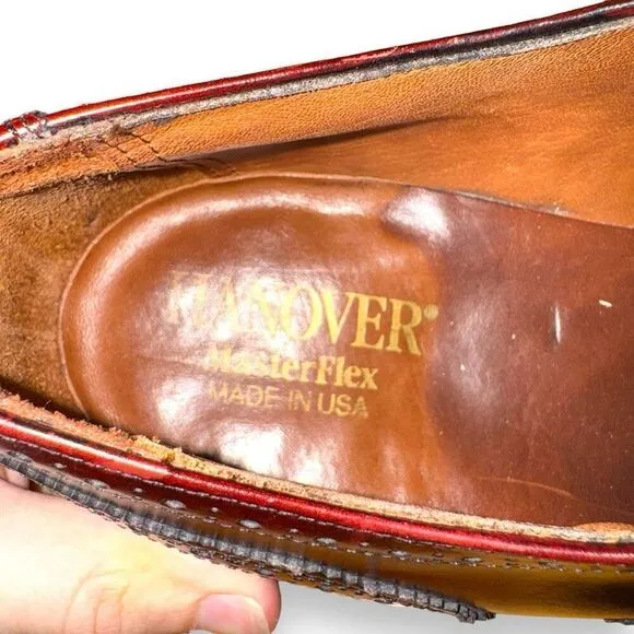 Hanover Handmade in USA Wingtip Oxford Dress Shoes 9.5