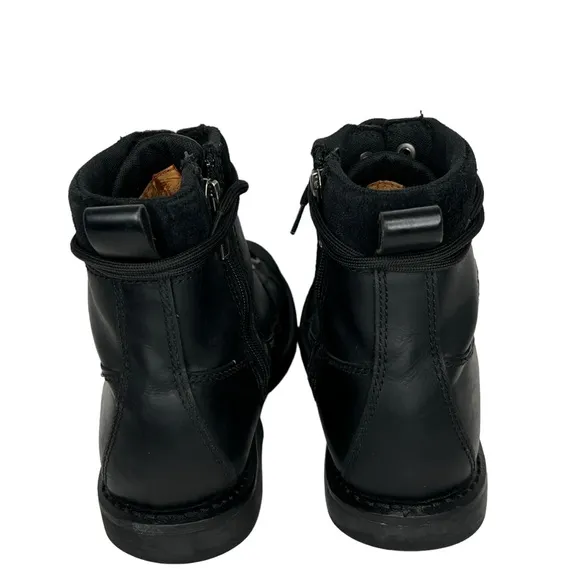 Harley-Davidson Black Griggs 6” Lace Up Motorcycle Leather Boots Size 11.5M