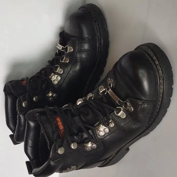 Harley-Davidson Boots dipstick riding boots motorcycle footwear Leather shoes 7
