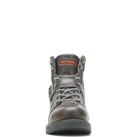 Harley-Davidson Mens Brake Buckle Flash Gray Boots (NWT)