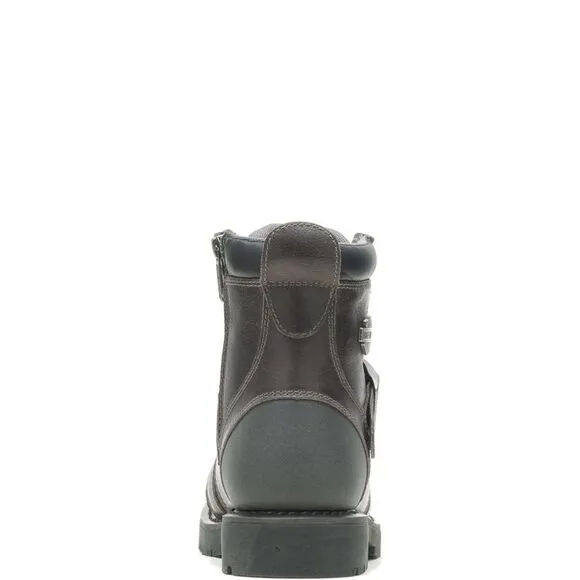 Harley-Davidson Mens Brake Buckle Flash Gray Boots (NWT)