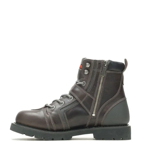 Harley-Davidson Mens Brake Buckle Flash Gray Boots (NWT)
