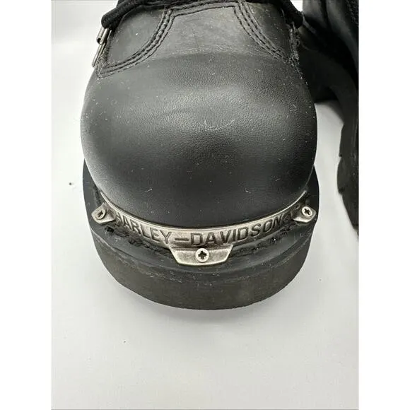 harley davidson mens riding boots 11 black leather 6&quot; ankle Brake Light 91680