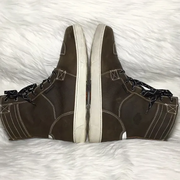 Harley-Davidson Men’s Steinman Hi Waterproof Riding Shoes, Brown, Size 13