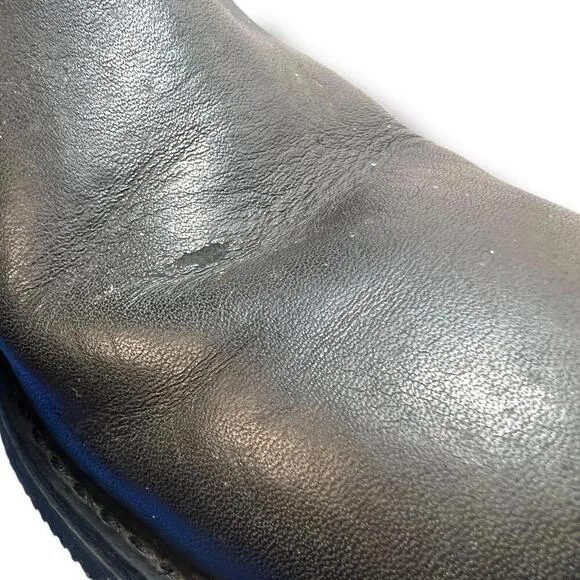 Harley Davidson Motorcycle 94047 Zip Up Leather Boots Men's Size 11 USA 44 EUR