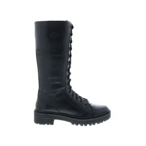 Harley-Davidson Womens Dalwood 12&quot; Lace Black Boots (NWT)