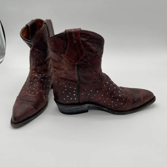 Harley-Davidson® Women's Violet 8 1/2 Red/Brown Western Boots