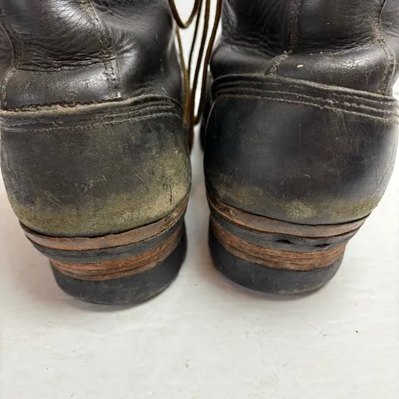 Hathorn Boot MFG Spokane WA Firefighting Logging Work Lace-up 8.5 EE