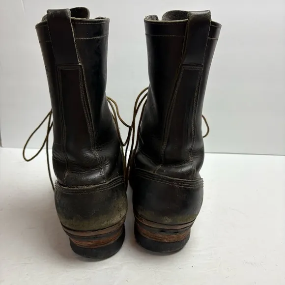 Hathorn Boot MFG Spokane WA Firefighting Logging Work Lace-up 8.5 EE