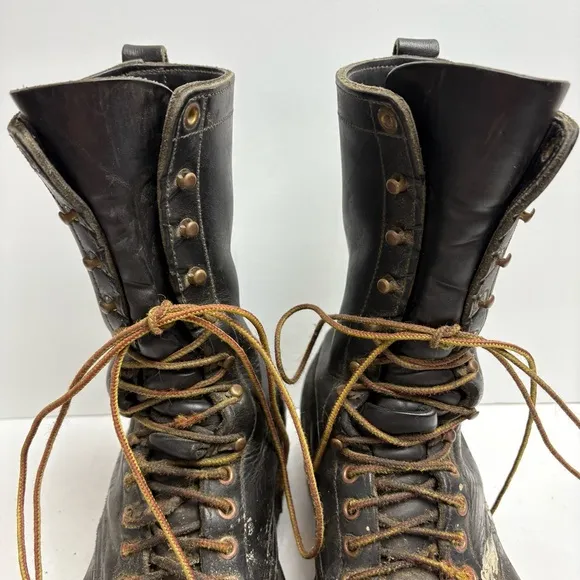 Hathorn Boot MFG Spokane WA Firefighting Logging Work Lace-up 8.5 EE