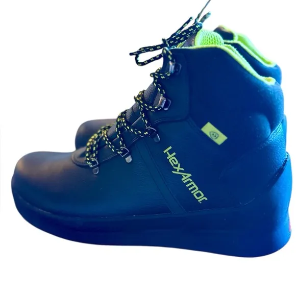 HexArmor Black and Yellow Asphalt Boots