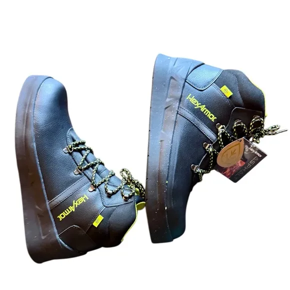 HexArmor Black and Yellow Asphalt Boots