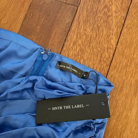 HNTR The Label INKA gown Azul Royal Blue NWT size small
