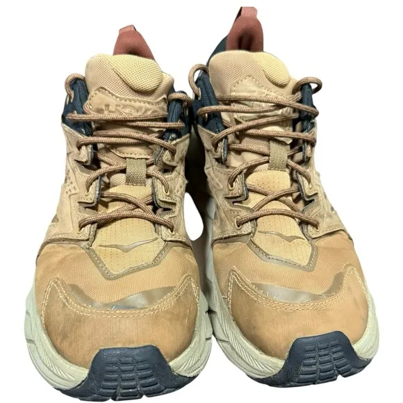 Hoka Men's Anacapa Low GTX Gore-Tex Waterproof Hiking Shoes Size 8 D Brown