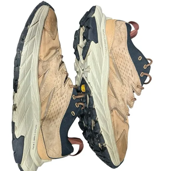 Hoka Men's Anacapa Low GTX Gore-Tex Waterproof Hiking Shoes Size 8 D Brown