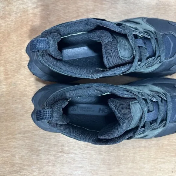 Hoka One One Anacapa Low GTX Women Size 5 Gore-Tex Waterproof Black Shoes