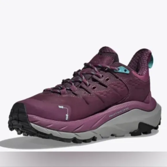 HOKA ONE ONE Kaha 2 Low GTX Gore-Tex Hiking Shoes Grape Wine 11