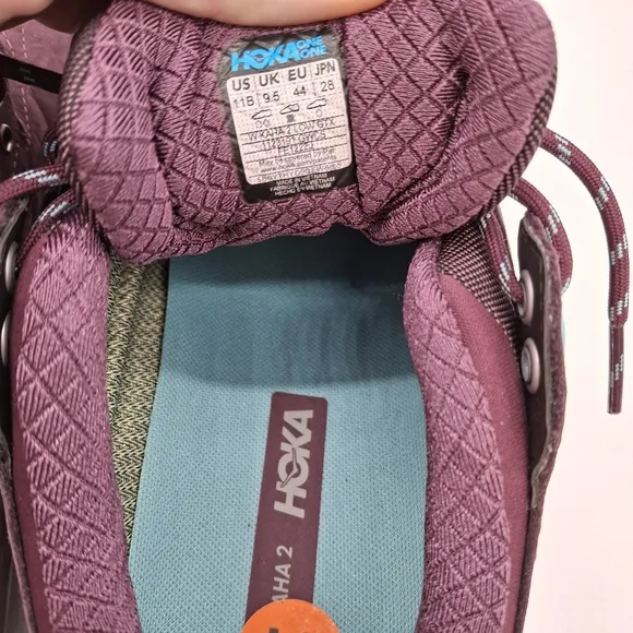 HOKA ONE ONE Kaha 2 Low GTX Gore-Tex Hiking Shoes Grape Wine 11