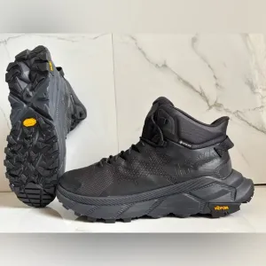 Hoka 🔥 Trail Code GTX Black Raven Waterproof Men’s Hiking Shoes 1123165 BRVN