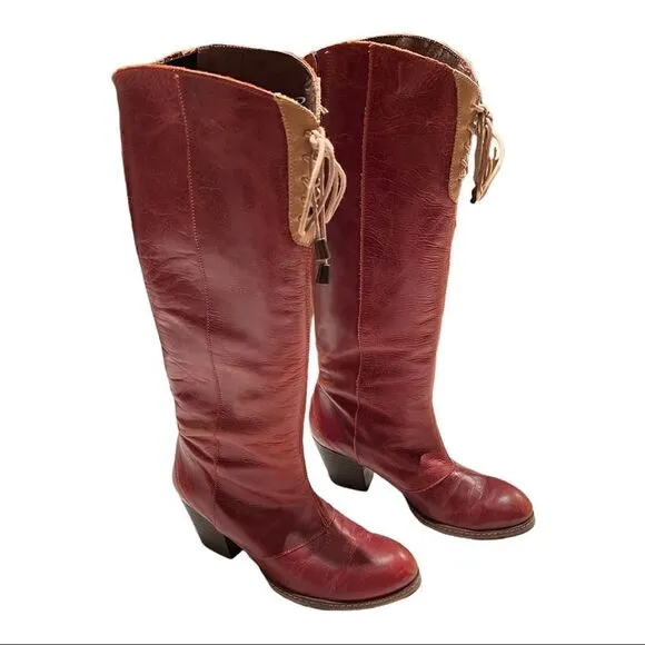 Holding Horses red boots