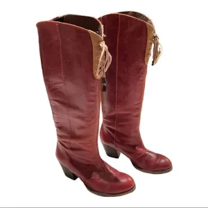 Holding Horses red boots