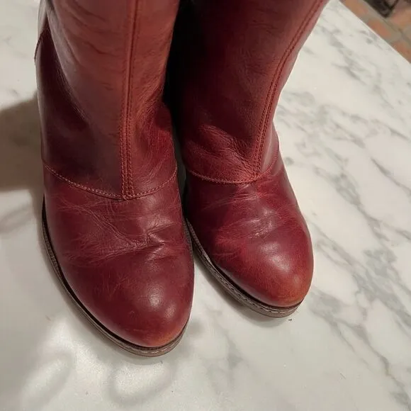 Holding Horses red boots
