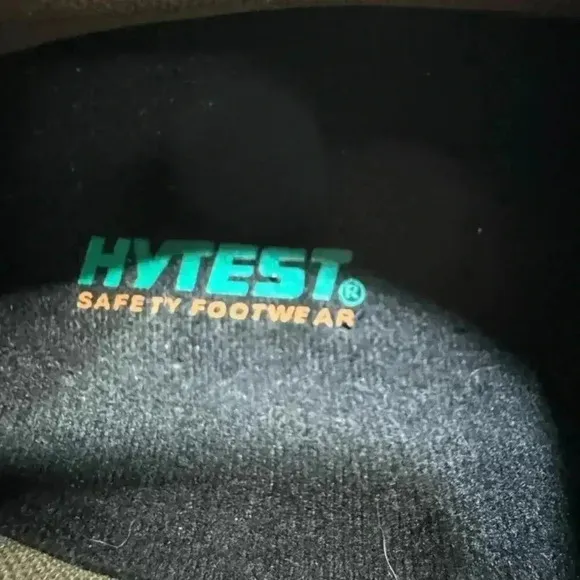 Hytest Safety Foot Wear Brown AVERY Steel Toed Work Shoe Size 11