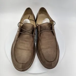 I. N. K. Shoes Italy Derby Men Size 9 EU 42 Lace Up Dress Shoes Brown Leather