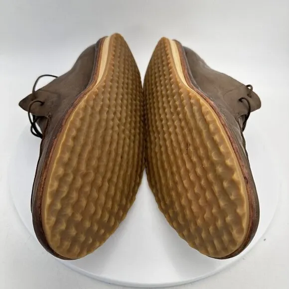 I. N. K. Shoes Italy Derby Men Size 9 EU 42 Lace Up Dress Shoes Brown Leather