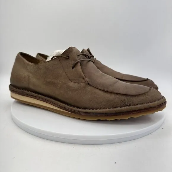 I. N. K. Shoes Italy Derby Men Size 9 EU 42 Lace Up Dress Shoes Brown Leather
