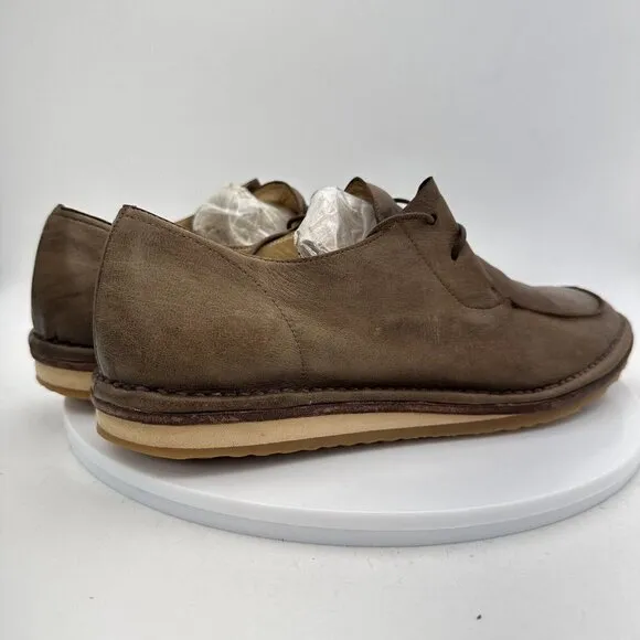 I. N. K. Shoes Italy Derby Men Size 9 EU 42 Lace Up Dress Shoes Brown Leather
