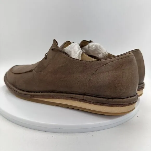 I. N. K. Shoes Italy Derby Men Size 9 EU 42 Lace Up Dress Shoes Brown Leather