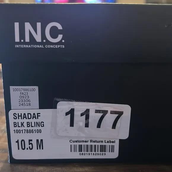 INC International Concepts Shada Embellished Lace-Up Combat Boots NEW 10.5