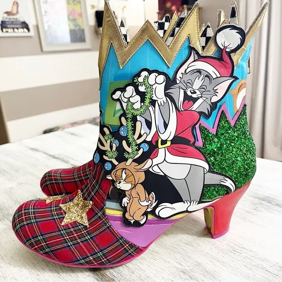 Irregular Choice Tom and Jerry Holiday Boots size 46