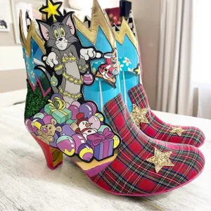 Irregular Choice Tom and Jerry Holiday Boots size 46
