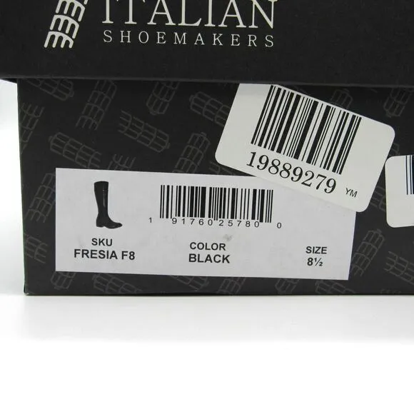 Italian Shoemakers Womens Fresia Boots in Black Sz 8.5