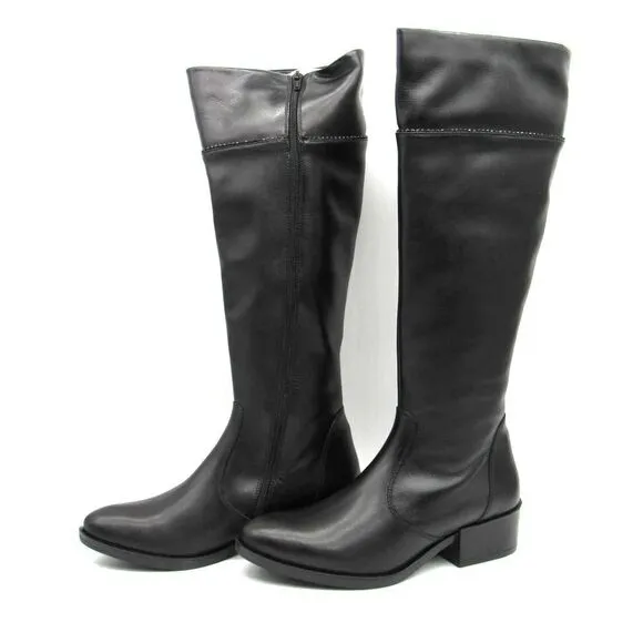 Italian Shoemakers Womens Fresia Boots in Black Sz 8.5