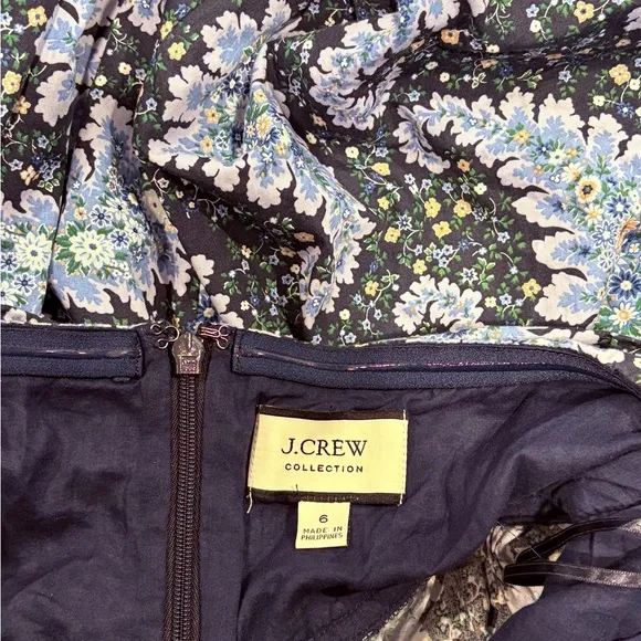 J. Crew Collection halter cutout dress in Ratti® Pacific paisley 6